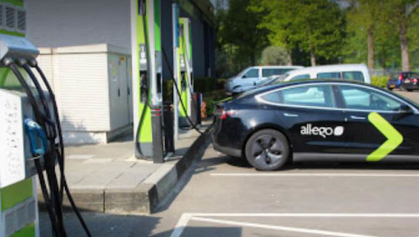 Allego shop charging cost